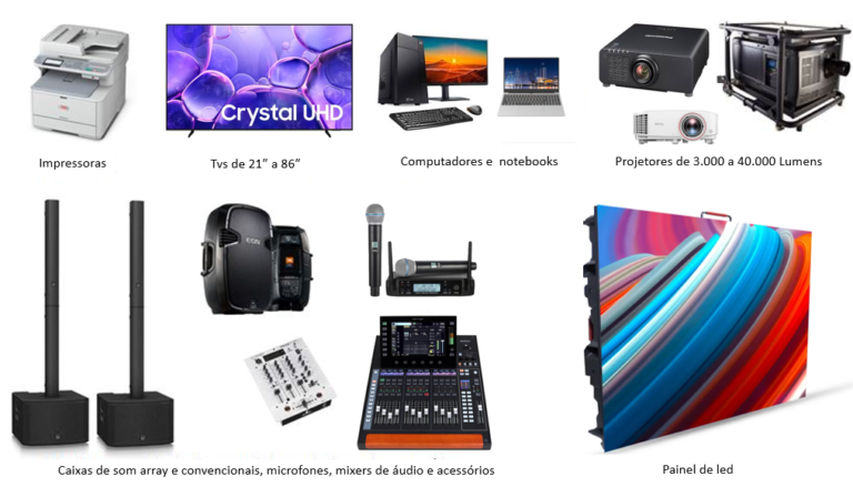 Locação de Equipamentos | Lumen Audiovisual
